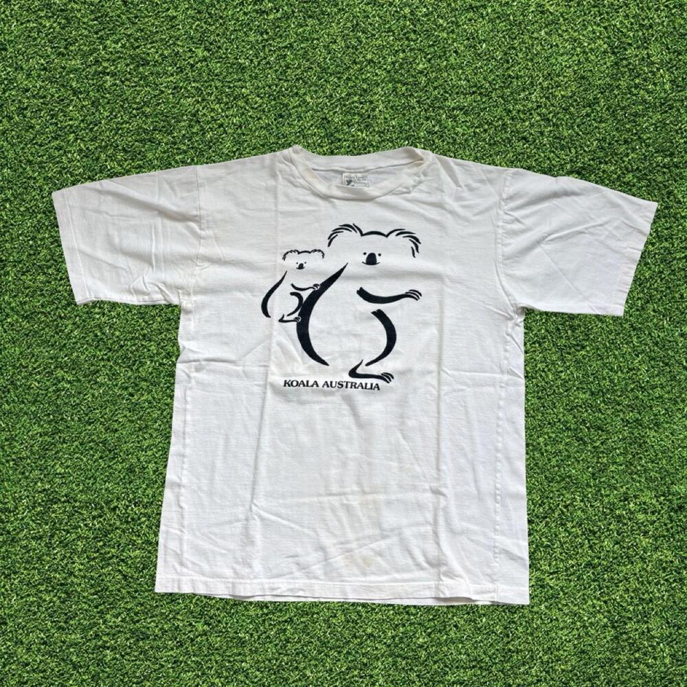 Vintage 90s koala australia white